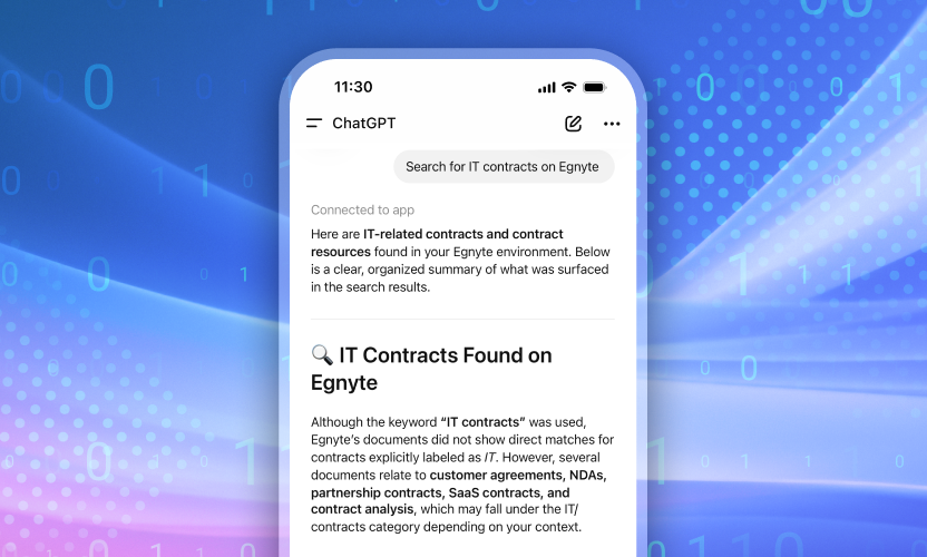 Egnyte App on ChatGPT | AI