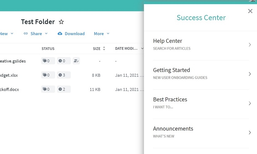 Egnyte Launches Success Center Within the Web Interface