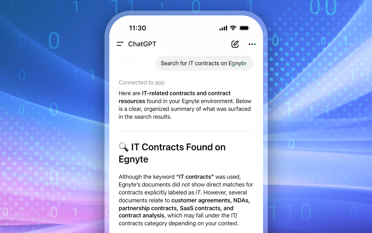 Egnyte App on ChatGPT | AI