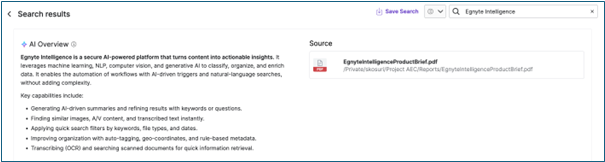 AI-generate search summary