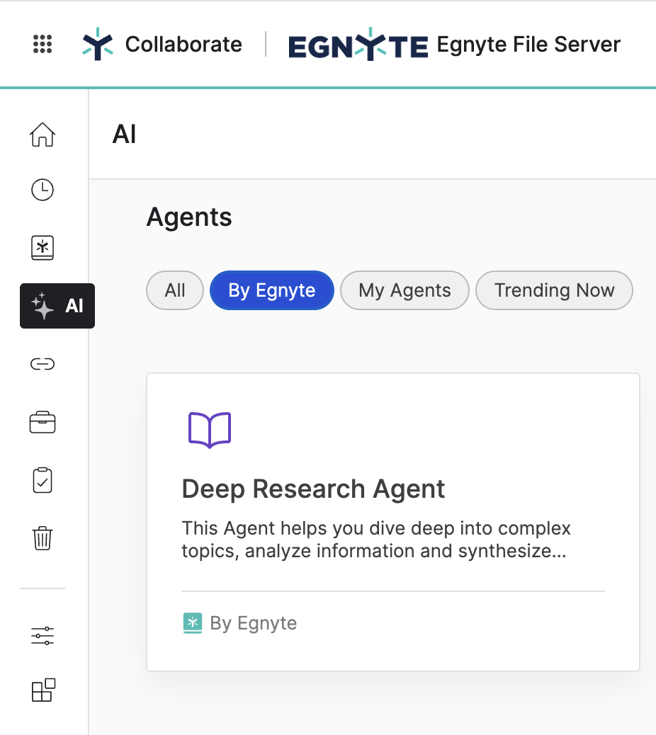Egnyte's Deep Research Agent