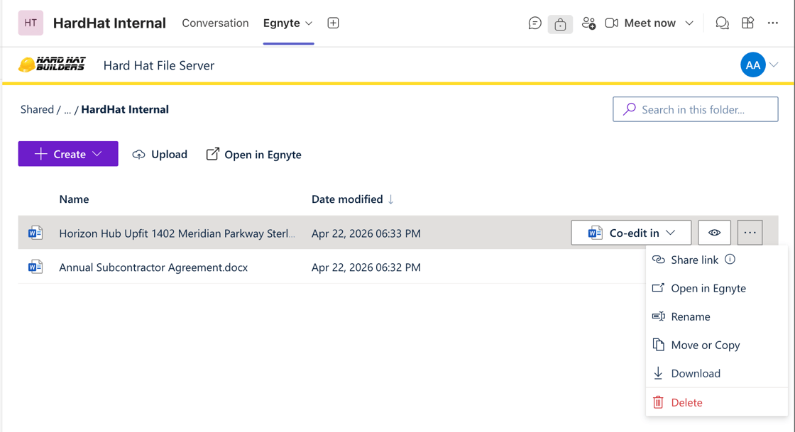 Simplified Access for Private Channels | Egnyte
