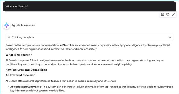 Egnyte AI | Agentic Search