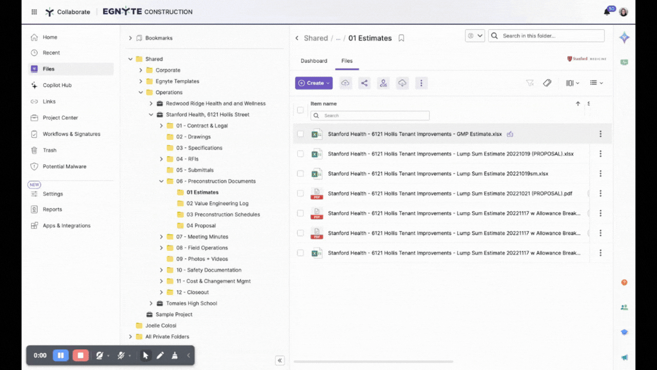 Completeness & Risk Checks | Egnyte