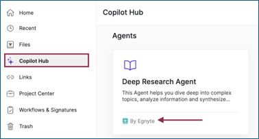 Deep Research Agent | AI Agent | Egnyte