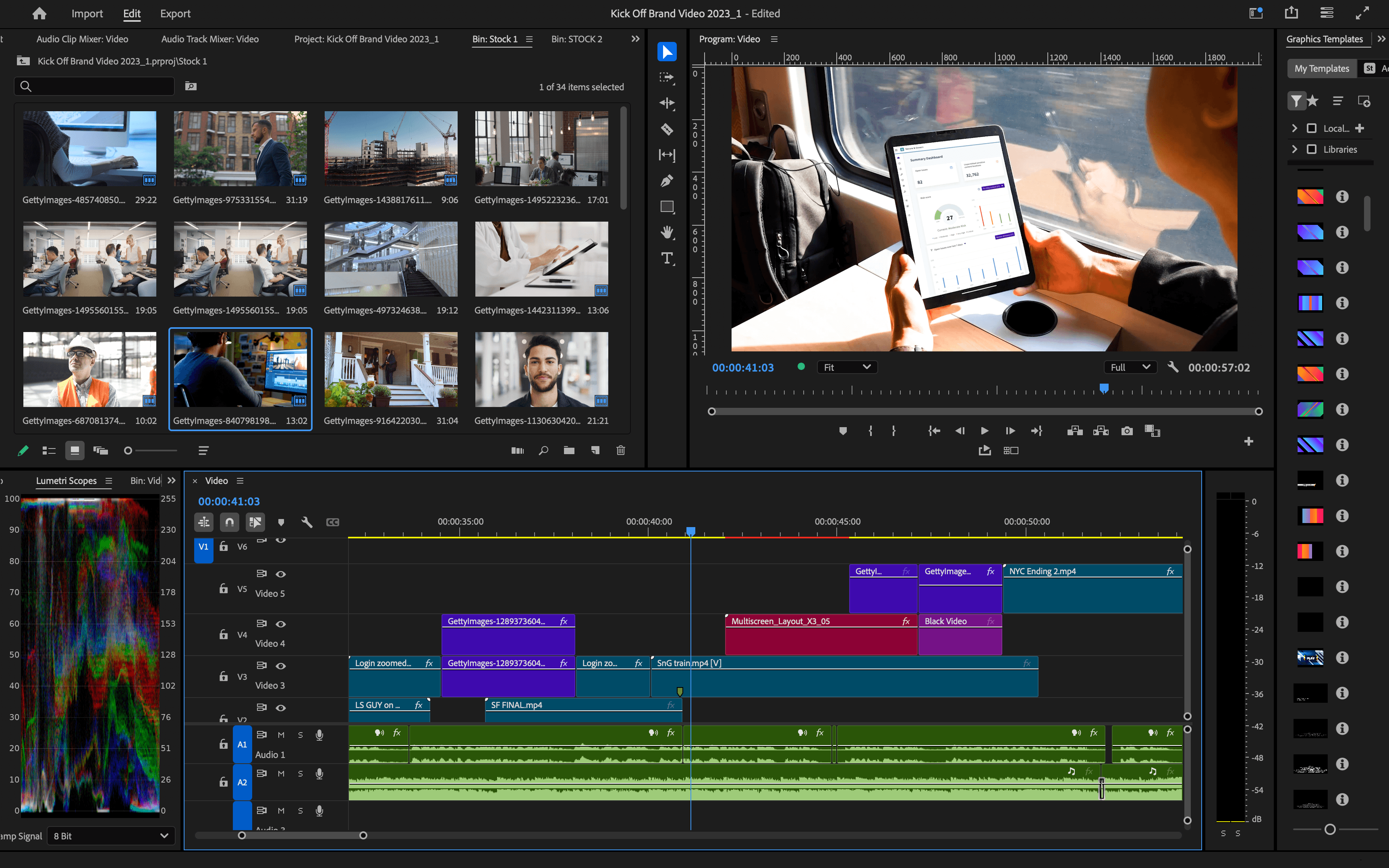 Premier Pro Editing Screen | Egnyte
