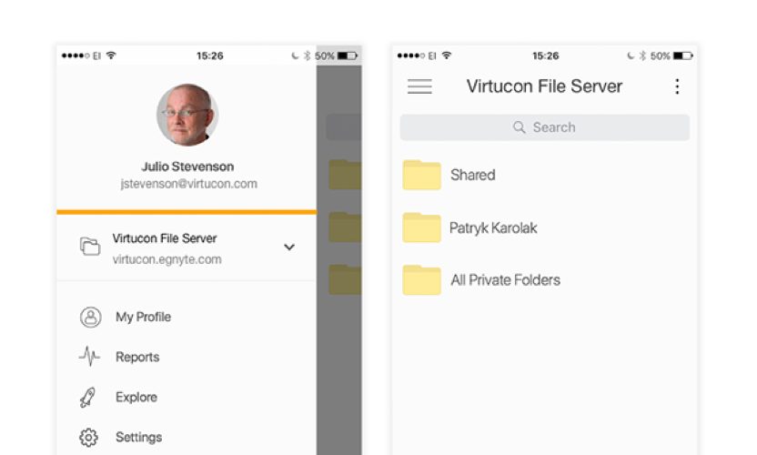Egnyte for iOS 7.2